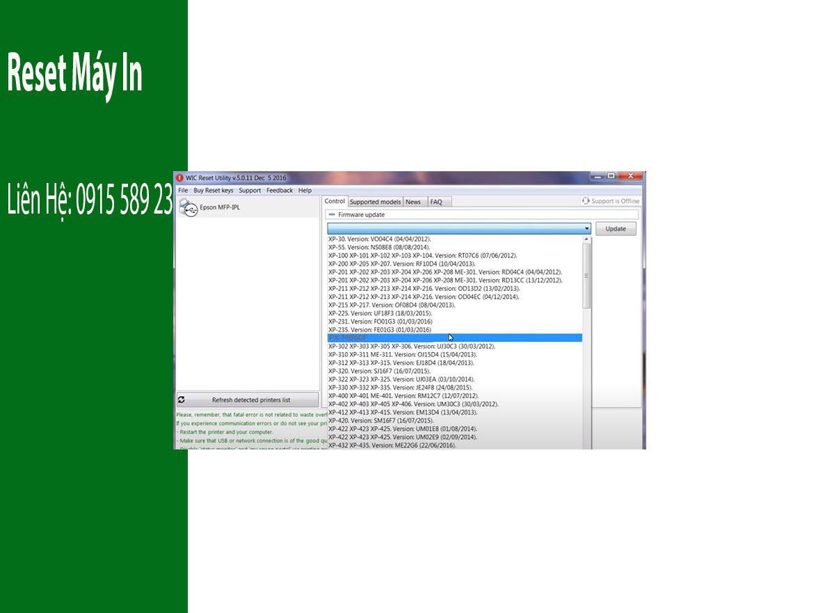 Key Firmware May In Epson PX-M860F Step 5